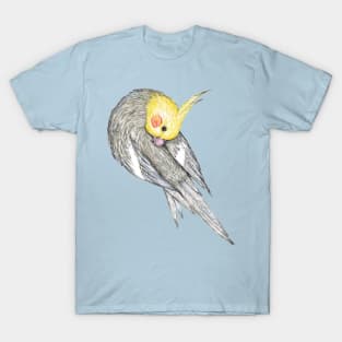 Preening cockatiel T-Shirt